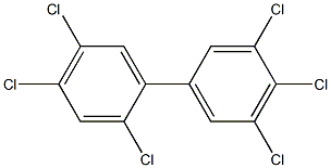 2,3',4,4',5,5'-Hexachlorobiphenyl Solution Struktur
