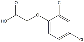 2.4-Dichlorophenoxyacetic acid (ring-13C6) Solution 化学構造式