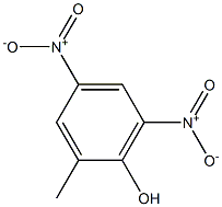 4.6-Dinitro-o-cresol Solution 化学構造式