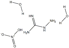 Aminoguanidine nitrate dihyrate,,结构式