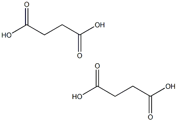 Butanedioic acid (Succinic acid),,结构式