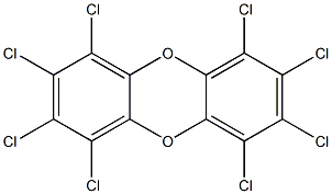 Octachlorodibenzo-p-dioxin 50 μg/mL in Toluene Struktur