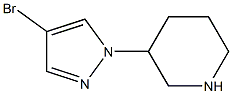 3-(4-broMo-1H-pyrazol-1-yl)piperidine