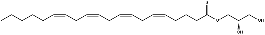 Arachidonoyl-1-thio-Glycerol 化学構造式