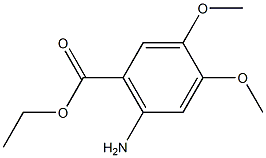 Ethyl 6-aminoveratrate 结构式