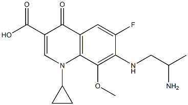 7-(2-aMinopropylaMino)-1-cyclopropyl-6-fluoro-8-Methoxy-4-oxo-1,4-dihydroquinoline-3-carboxylic acid