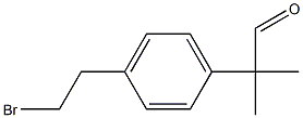  2-(4-(2-broMoethyl)phenyl)-2-Methylpropanal