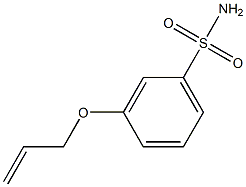 3-(allyloxy)benzenesulfonaMide 化学構造式