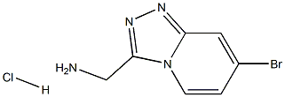 (7-broMo-[1,2,4]triazolo[4,3-a]pyridin-3-yl)MethanaMine.HCl