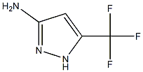 3-aMino-5-trifluoroMethyl-1H-pyrazole 结构式