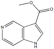 5-氮杂吲哚-3-甲酸甲酯,,结构式