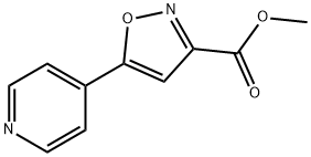 Methyl 5-(4-Pyridyl)isoxazole-3-carboxylate Structure