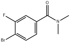 4-BROMO-3-FLUORO-N,N-DIMETHYLBENZAMIDE,893420-59-2,结构式