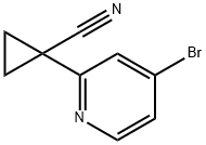 1-(4-broMopyridin-2-yl)cyclopropanecarbonitrile|1-(4-溴吡啶-2-基)环丙基腈