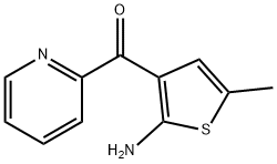 (2-aMino-5-Methylthiophen-3-yl)(pyridin-2-yl)Methanone 结构式