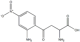 2-aMino-4-(2-aMino-4-nitrophenyl)-4-oxobutanoic acid 结构式