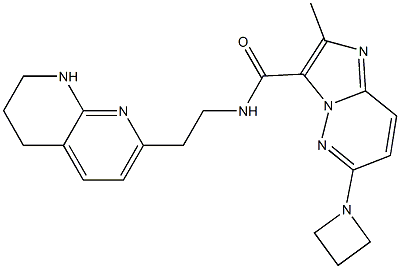 6-(azetidin-1-yl)-2-Methyl-N-(2-(5,6,7,8-tetrahydro-1,8-naphthyridin-2-yl)ethyl)iMidazo[1,2-b]pyridazine-3-carboxaMide|