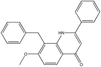 8-benzyl-7-Methoxy-2-phenylquinolin-4(1H)-one|