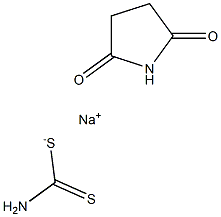 SucciniMide sodiuM dithiocarbaMate Struktur