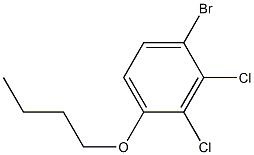 1-BroMo-4-butoxy-2,3-dichlorobenzene,,结构式