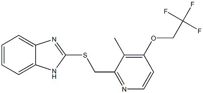 2-[[[3-Methyl-4-(2,2,2-trifluoro-ethoxy)pyridin-2-yl]Methyl]sulphanyl]-1H-benziMidazole|兰索拉唑杂质C