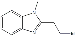 2-(2-broMoethyl)-1-Methyl-1H-benzo[d]iMidazole Structure