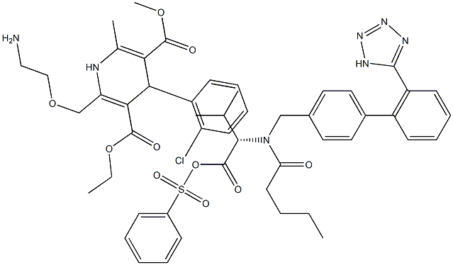 aMlodipine+valsartan Structure