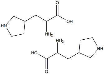 3-(3- Pyrrolidinyl)-DL-alanine 3-(3- Pyrrolidinyl)-DL-alanine Struktur