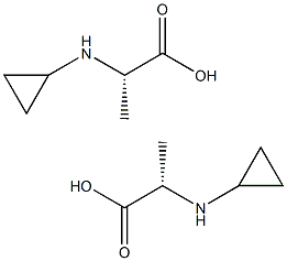 DL-Cyclopropylalanine DL-Cyclopropylalanine,,结构式