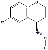 (R)-6-fluoro-3,4-dihydro-2H-chroMen-4-aMine hydrochloride Structure