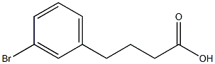 4-(3-broMophenyl)-butyric acid,,结构式