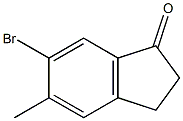 6-broMo-5-Methylindan-1-one,,结构式