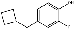 4-(azetidin-1-ylMethyl)-2-fluorophenol,1824416-18-3,结构式