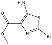 Methyl 5-aMino-2-broMothiazole-4-carboxylate,,结构式