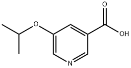 5-(プロパン-2-イルオキシ)ピリジン-3-カルボン酸 化学構造式