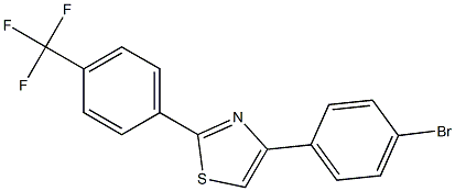  4-(4-溴苯基)-2-(4-三氟甲基苯基)噻唑,97%