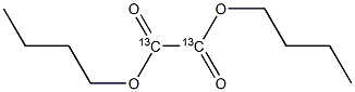 di-n-Butyl Oxalate-13C2 结构式