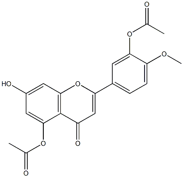 3',5,7-Trihydroxy-4'-Methoxy-flavone 3',5-Diacetate