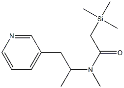  N-Methyl-N-[1-Methyl-2-(3-pyridyl)ethyl]-2-triMethylsilyl-acetaMide