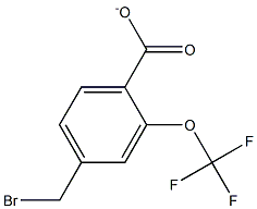 2-三氟甲氧基-4-溴苯甲酸甲酯 结构式