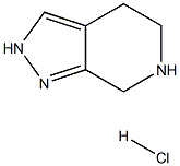 4,5,6,7-Tetrahydro-2H-pyrazolo[3,4-c]pyridine hydrochloride,,结构式
