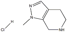 1-Methyl-4,5,6,7-tetrahydro-1H-pyrazolo[3,4-c]pyridine hydrochloride Structure