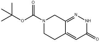 3-氧代-2,5,6,8-四氢吡啶并[3,4-C]哒嗪-7(3H)-羧酸叔丁酯 结构式