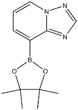 8-(4,4,5,5-TetraMethyl-[1,3,2]dioxaborolan-2-yl)-[1,2,4]triazolo[1,5-a]pyridine 化学構造式