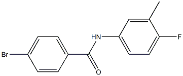 4-BroMo-N-(4-fluoro-3-Methylphenyl)benzaMide, 97%|4-BroMo-N-(4-fluoro-3-Methylphenyl)benzaMide, 97%