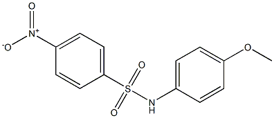 N-(4-Methoxyphenyl)-4-nitrobenzenesulfonaMide, 97% Struktur