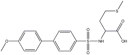 N-(4'-Methoxy-4-biphenylylsulfonyl)-S-Methyl-DL-hoMocysteine, 96% Structure