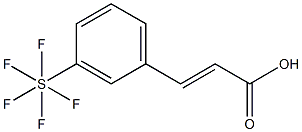 3-(Pentafluorothio)cinnaMic acid, 97% 化学構造式