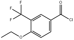 4-Ethoxy-3-(trifluoroMethyl)benzoyl chloride, 97% Structure