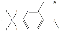 2-甲氧基-5-(五氟硫代)苄基溴,97%, , 结构式
